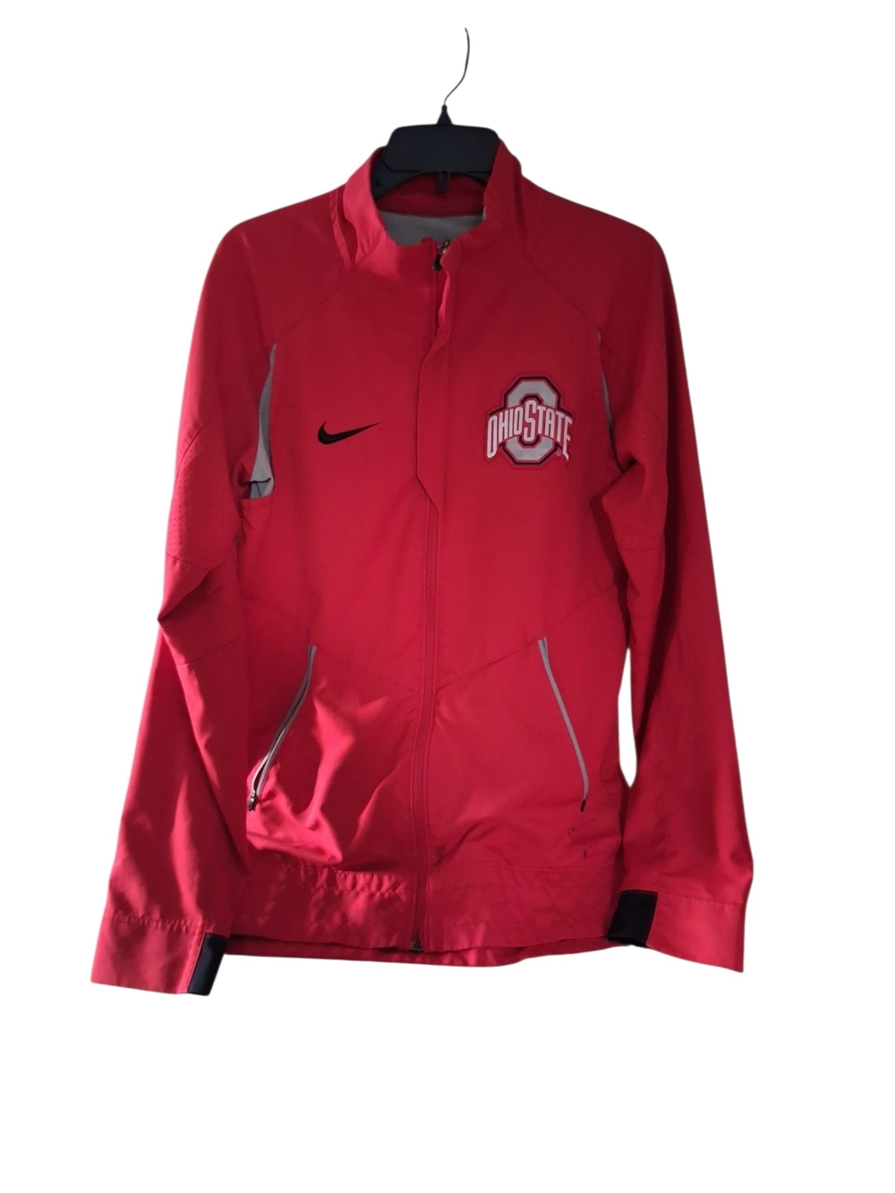 Nike Ohio State Red Full-Zip Athletic Jacket